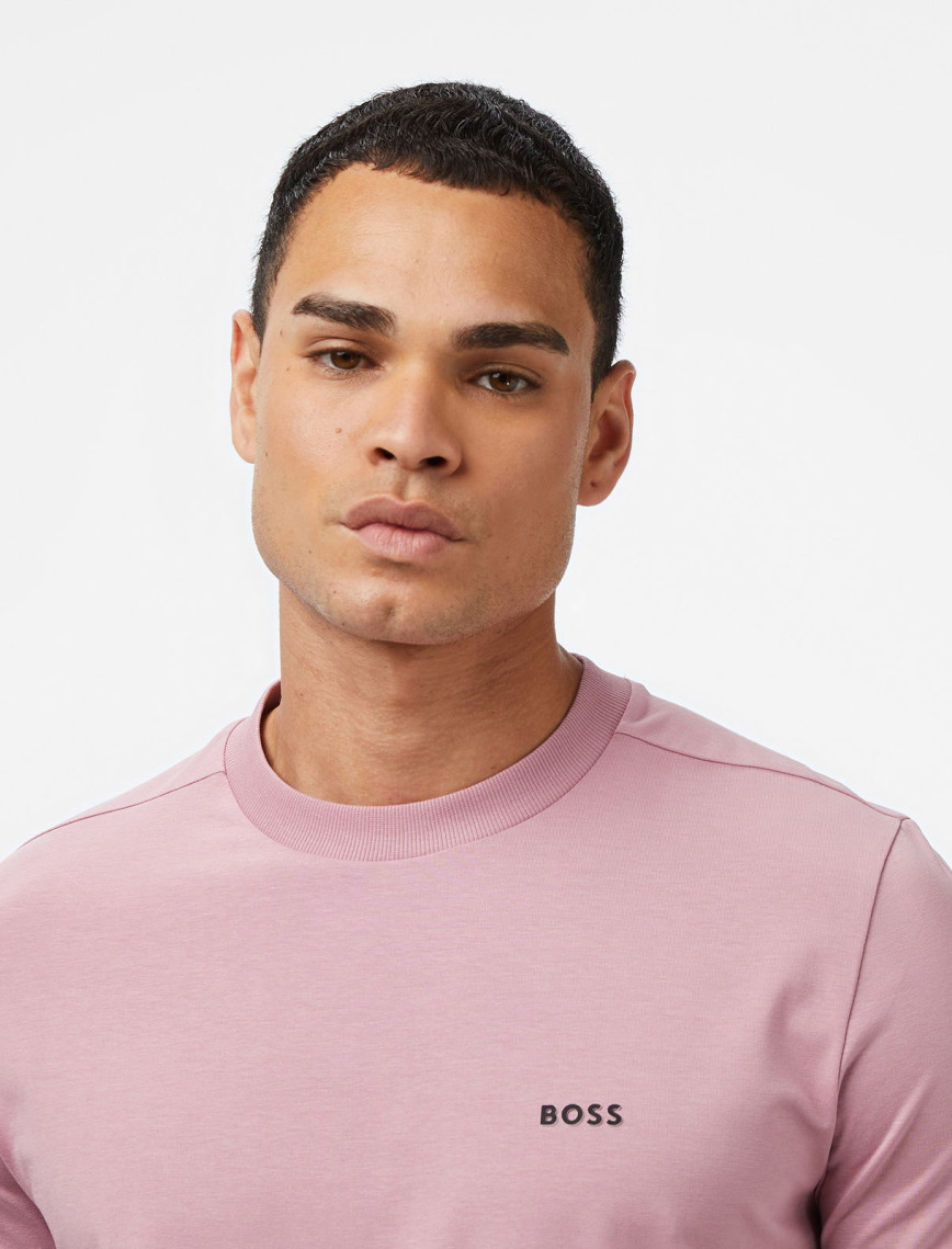 Boss Erkek Pembe T-Shirt Boss Erkek Pembe T-Shirt