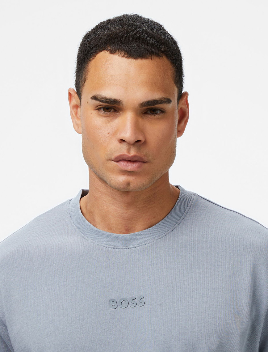 Boss Erkek Koyu Gri T-Shirt Boss Erkek Koyu Gri T-Shirt