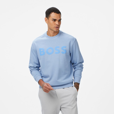 Boss Erkek Açık Mavi Sweatshirt Boss Erkek Açık Mavi Sweatshirt