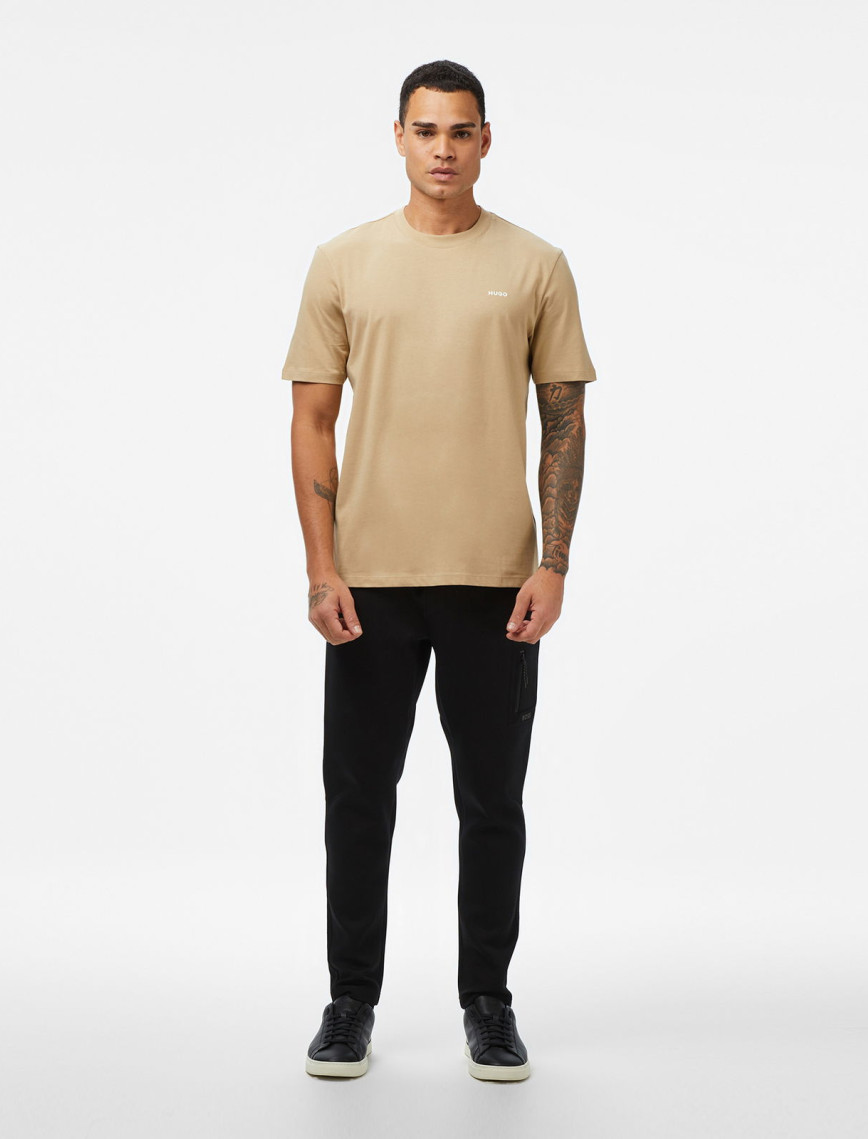 Hugo Dero 222 Erkek Bej T-Shirt Hugo Dero 222 Erkek Bej T-Shirt