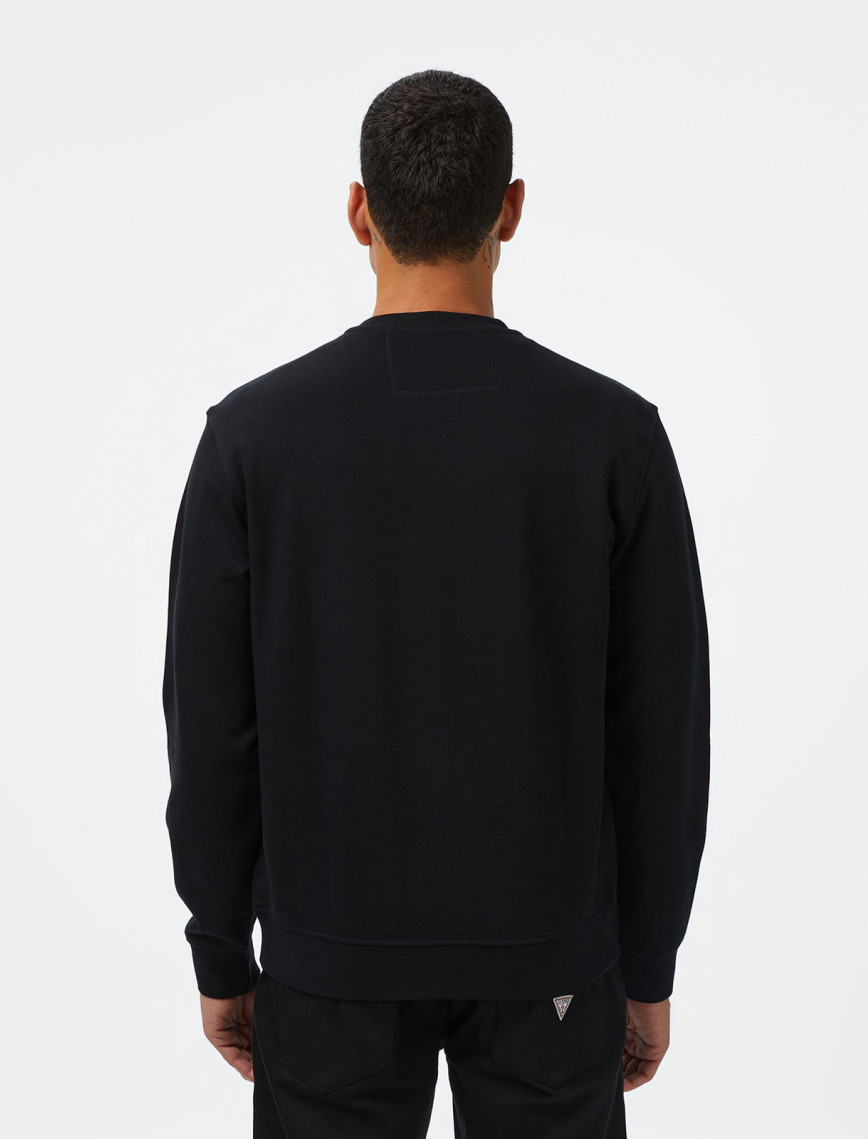 Guess Triangle Erkek Siyah Sweatshirt Guess Triangle Erkek Siyah Sweatshirt