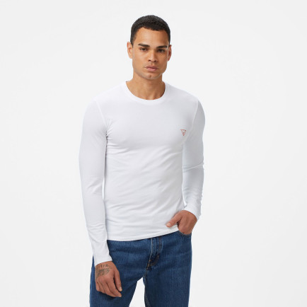 Guess Core Slim Fit Erkek Beyaz T-Shirt Guess Core Slim Fit Erkek Beyaz T-Shirt