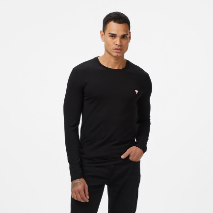 Guess Core Slim Fit Erkek Siyah T-Shirt Guess Core Slim Fit Erkek Siyah T-Shirt