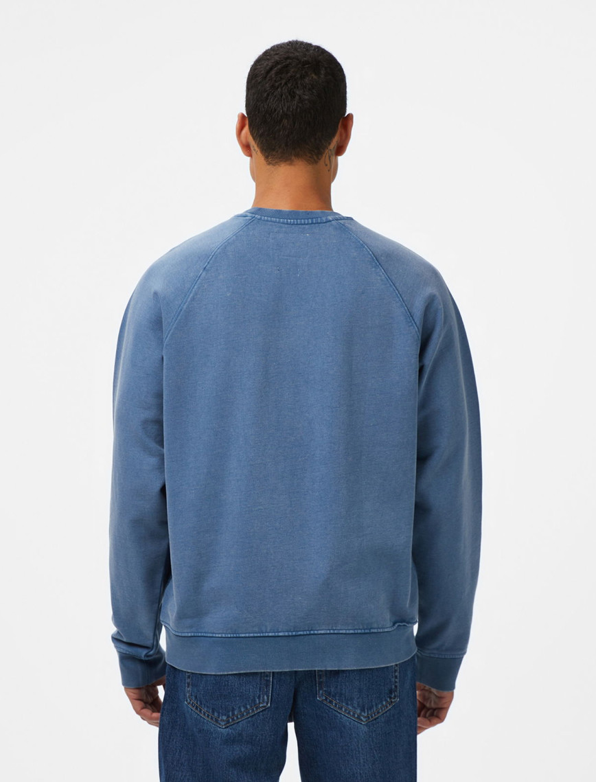 Guess Davis Terry Erkek Mavi Sweatshirt Guess Davis Terry Erkek Mavi Sweatshirt