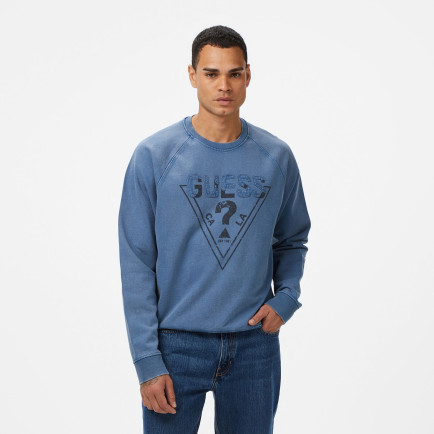 Guess Davis Terry Erkek Mavi Sweatshirt Guess Davis Terry Erkek Mavi Sweatshirt