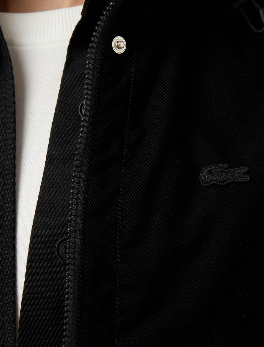 Lacoste Kadın Kapüşonlu Siyah Mont Lacoste Kadın Kapüşonlu Siyah Mont