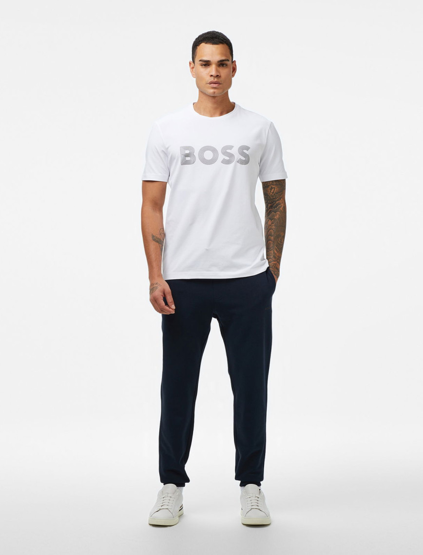 Boss Erkek Beyaz T-Shirt Boss Erkek Beyaz T-Shirt