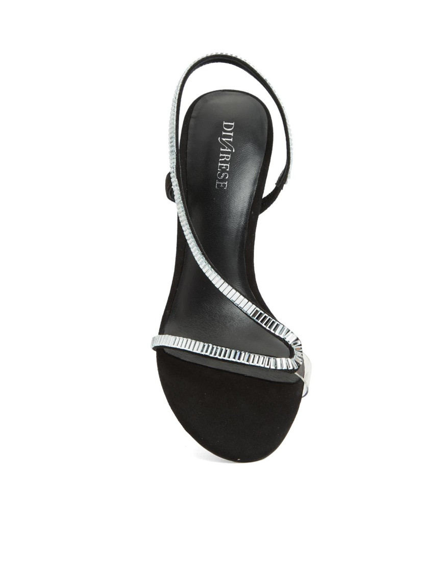 Divarese Kadın Siyah Taşlı Sandalet Divarese Kadın Siyah Taşlı Sandalet