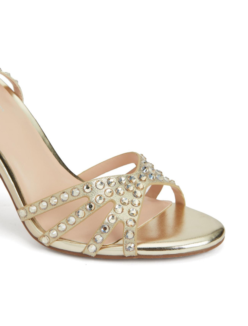 Divarese Kadın Gold Bantlı Sandalet Divarese Kadın Gold Bantlı Sandalet
