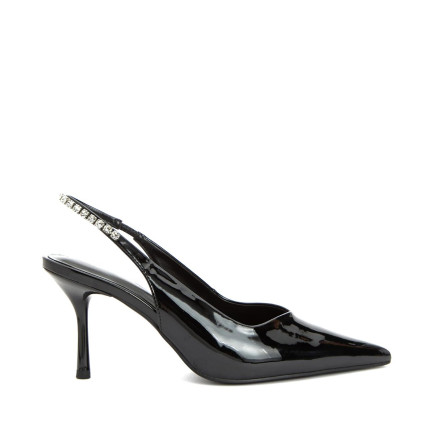 Divarese Kadın Siyah Taşlı Topuklu Ayakkabı Divarese Kadın Siyah Taşlı Topuklu Ayakkabı