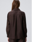 Network Kadın Limited Acı Kahve İpek Twill Gömlek Network Kadın Limited Acı Kahve İpek Twill Gömlek