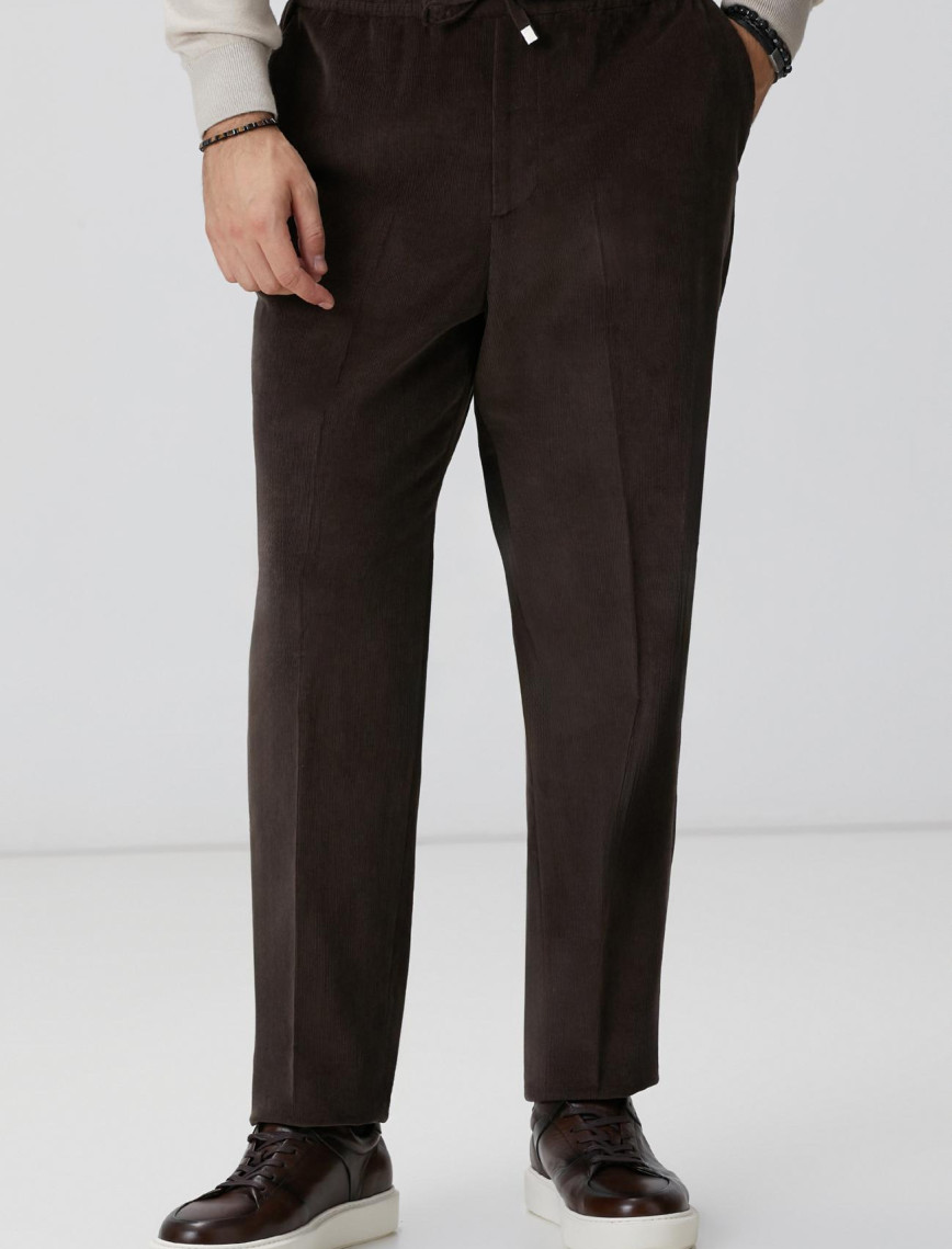 Network Erkek Kahverengi Fitilli Pantolon Network Erkek Kahverengi Fitilli Pantolon