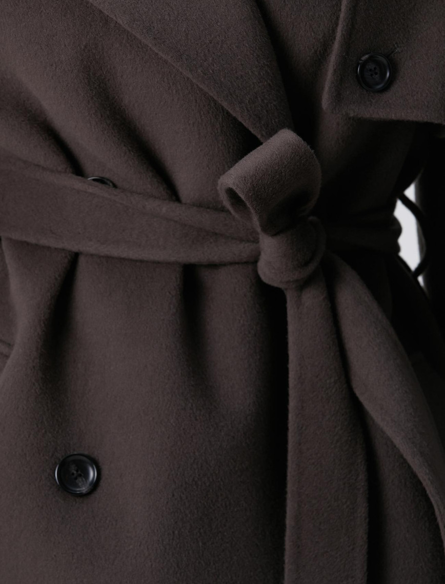 Network Kadın Limited Antrasit Yün Pardösü Network Kadın Limited Antrasit Yün Pardösü