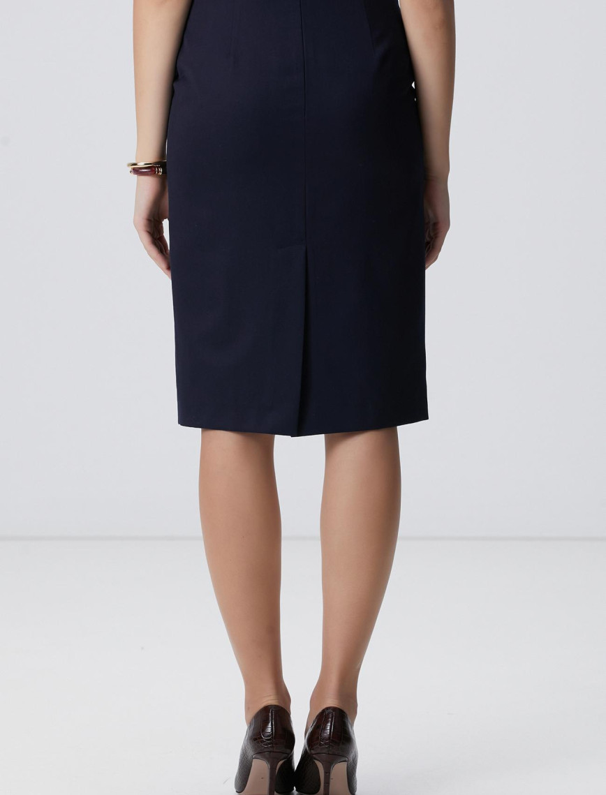 Network Kadın Lacivert Yün Karışımlı Etek Network Kadın Lacivert Yün Karışımlı Etek