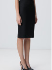 Network Kadın Siyah Yün Karışımlı Midi Etek Network Kadın Siyah Yün Karışımlı Midi Etek