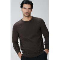 Network Erkek Kahverengi Triko Kazak Network Erkek Kahverengi Triko Kazak