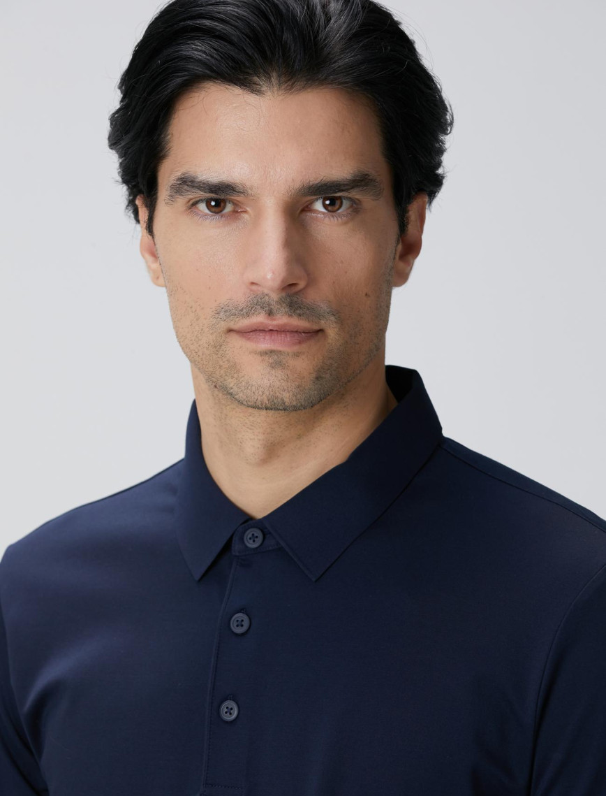 Network Erkek Lacivert N-Tech Polo Yaka T-shirt Network Erkek Lacivert N-Tech Polo Yaka T-shirt