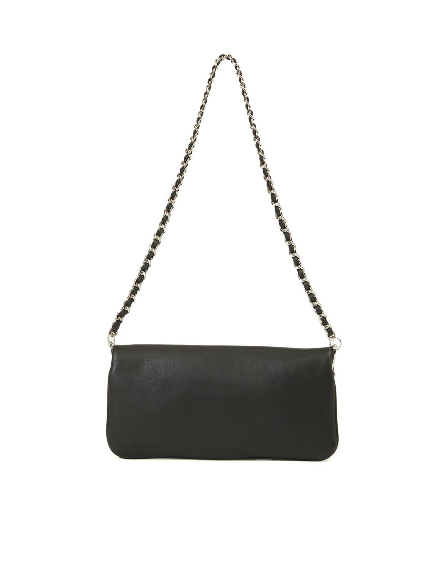Network Kadın Siyah Zincir Askılı Deri Clutch Network Kadın Siyah Zincir Askılı Deri Clutch