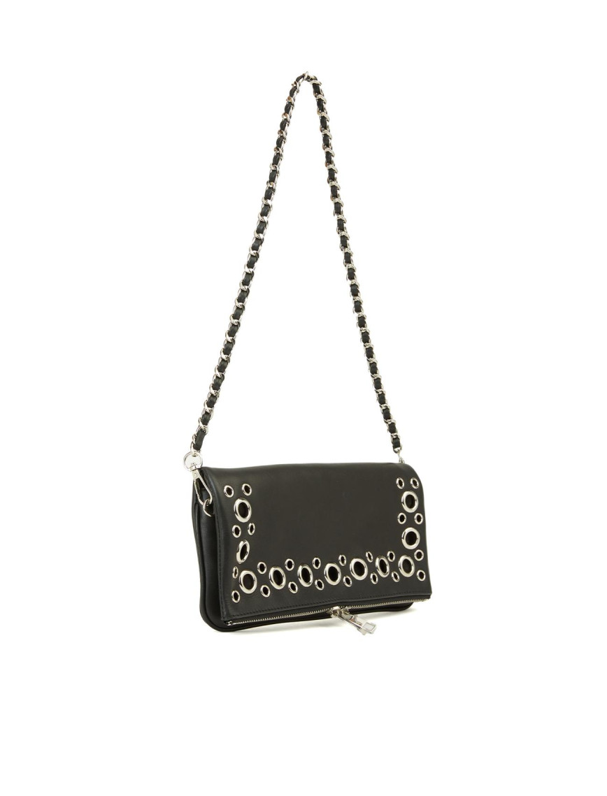 Network Kadın Siyah Zincir Askılı Deri Clutch Network Kadın Siyah Zincir Askılı Deri Clutch