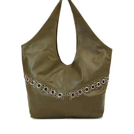 Network Kadın Haki Deri Çanta Network Kadın Haki Deri Çanta