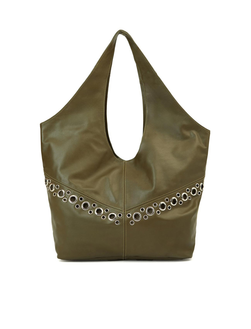 Network Kadın Haki Deri Çanta Network Kadın Haki Deri Çanta