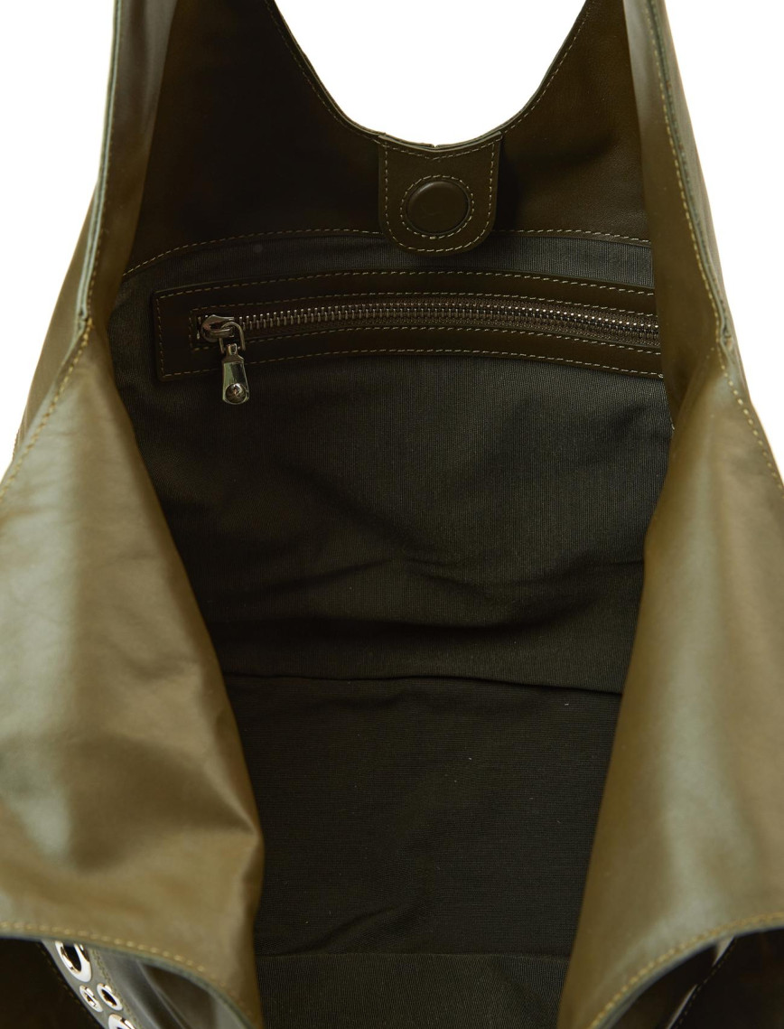 Network Kadın Haki Deri Çanta Network Kadın Haki Deri Çanta