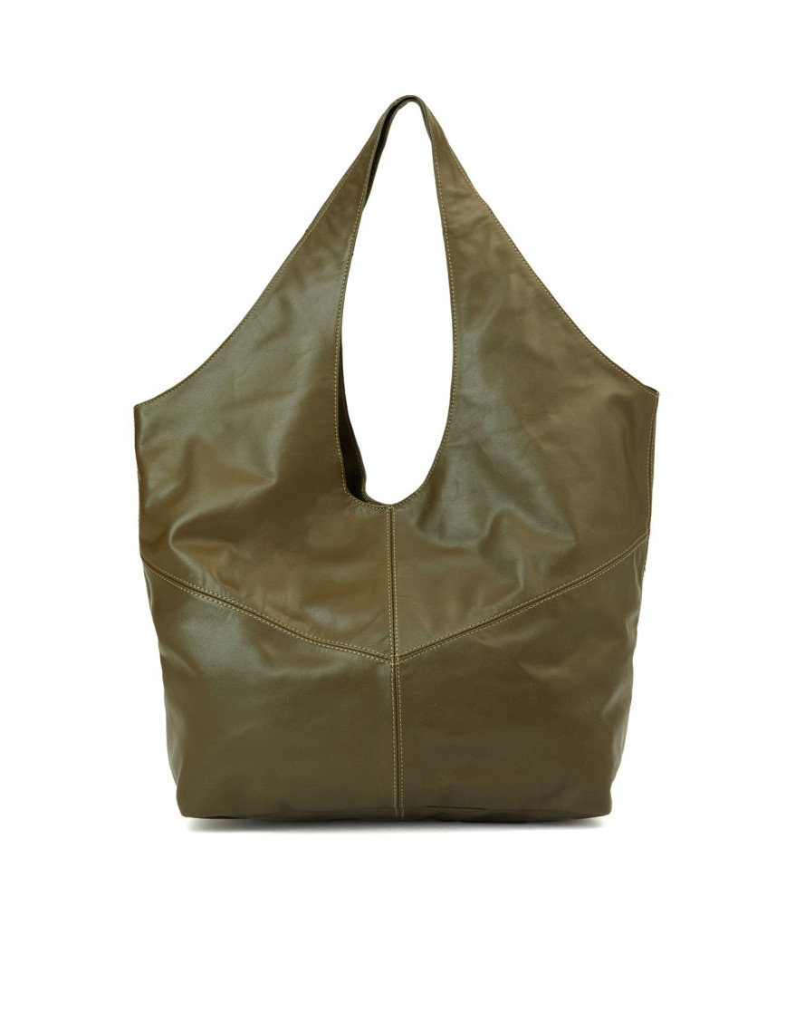 Network Kadın Haki Deri Çanta Network Kadın Haki Deri Çanta