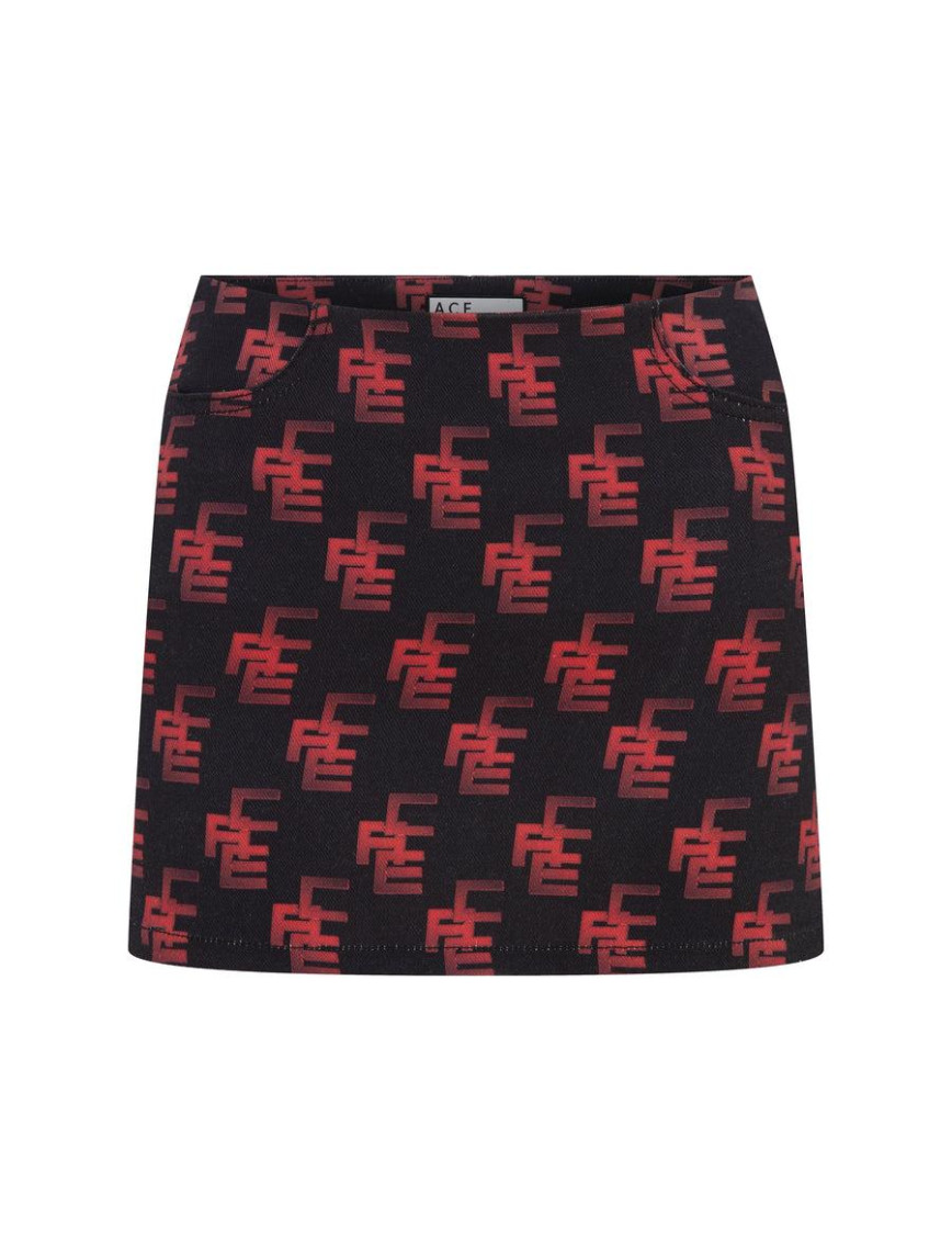 BIANA MONOGRAM SKIRT BIANA MONOGRAM SKIRT