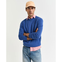 GANT Erkek Mavi Regular Fit Bisiklet Yaka Kazak GANT Erkek Mavi Regular Fit Bisiklet Yaka Kazak