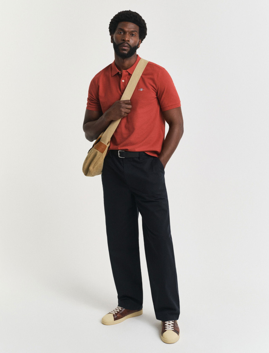 GANT Erkek Turuncu Regular Fit Polo GANT Erkek Turuncu Regular Fit Polo