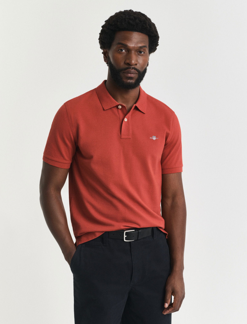 GANT Erkek Siyah Regular Fit Polo GANT Erkek Siyah Regular Fit Polo