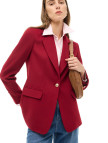Bordo Klasik Yaka Ceket Bordo Klasik Yaka Ceket