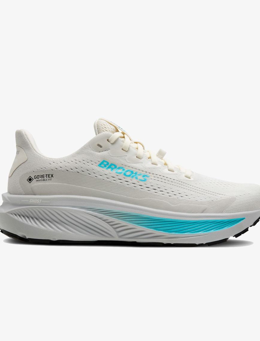 Brooks Ghost 17 Gore-Tex Kadın Beyaz Koşu Ayakkabısı