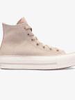 Converse Chuck Taylor All Star Lift Kadın Bej Sneaker Converse Chuck Taylor All Star Lift Kadın Bej Sneaker