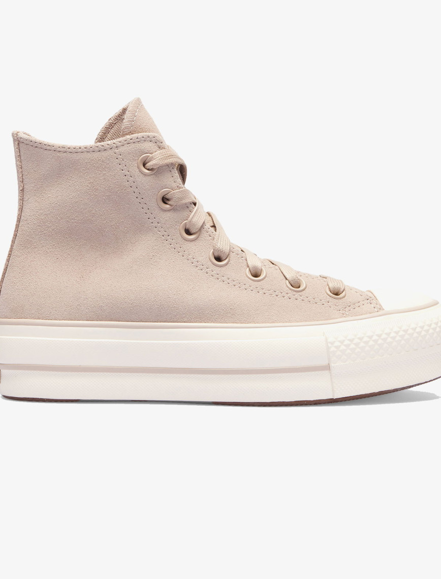 Converse Chuck Taylor All Star Lift Kadın Bej Sneaker Converse Chuck Taylor All Star Lift Kadın Bej Sneaker