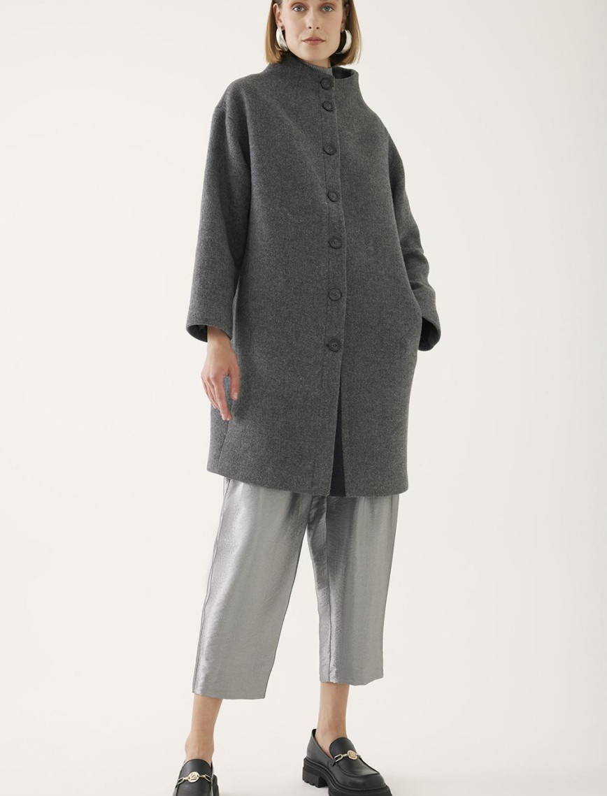 Cronus Antrasit Renk Kadın Kaban Cronus Antrasit Renk Kadın Kaban