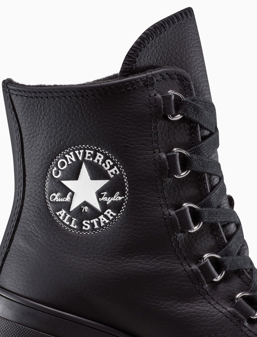 Converse Chuck 70 De Luxe Heel Kadın Siyah Sneaker Converse Chuck 70 De Luxe Heel Kadın Siyah Sneaker