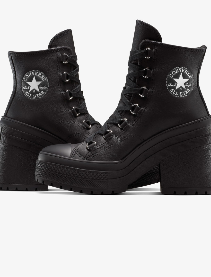 Converse Chuck 70 De Luxe Heel Kadın Siyah Sneaker Converse Chuck 70 De Luxe Heel Kadın Siyah Sneaker