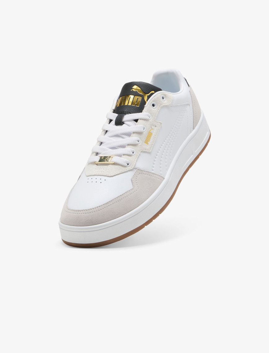 Puma Court Classic Lux Sd Erkek Beyaz Spor Ayakkabı Puma Court Classic Lux Sd Erkek Beyaz Spor Ayakkabı
