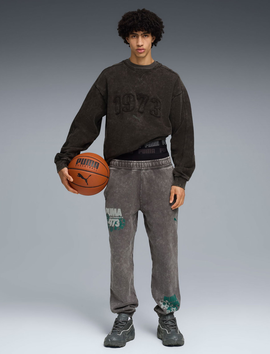 Puma Hoopocalypse Crew Erkek Siyah Basketbol Sweatshirt Puma Hoopocalypse Crew Erkek Siyah Basketbol Sweatshirt