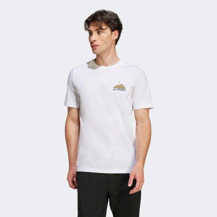 adidas Camp T Erkek Beyaz Yürüyüş T-Shirt adidas Camp T Erkek Beyaz Yürüyüş T-Shirt