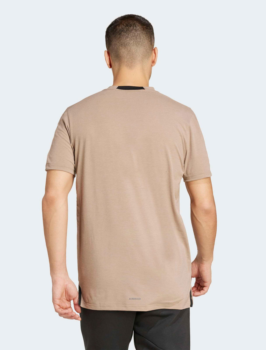 adidas Designed For Training Erkek Kahverengi Antrenman T-Shirt adidas Designed For Training Erkek Kahverengi Antrenman T-Shirt