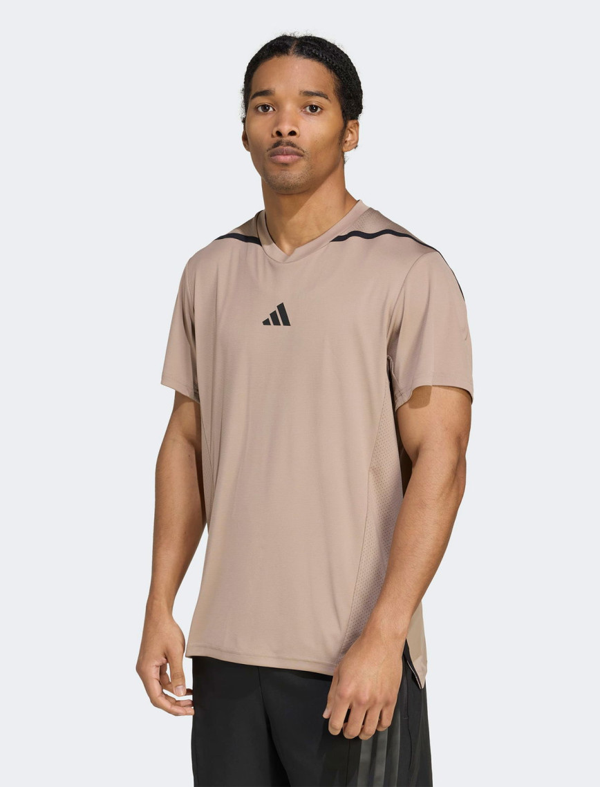 adidas Designed For Training Pro Series Erkek Kahverengi Antrenman T-Shirt adidas Designed For Training Pro Series Erkek Kahverengi Antrenman T-Shirt
