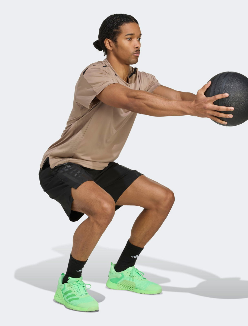 adidas Designed For Training Pro Series Erkek Kahverengi Antrenman T-Shirt adidas Designed For Training Pro Series Erkek Kahverengi Antrenman T-Shirt