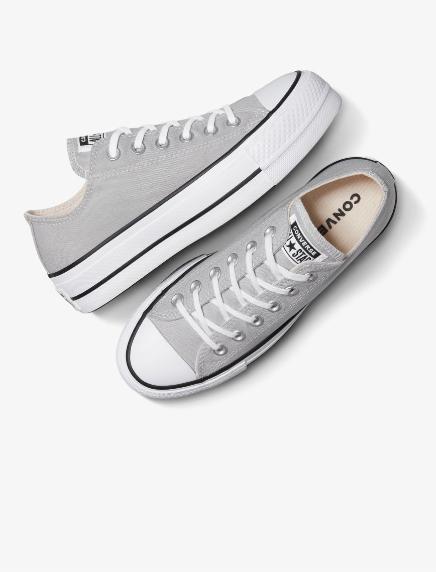 Converse Chuck Taylor All Star Lift Kadın Gri Sneaker Converse Chuck Taylor All Star Lift Kadın Gri Sneaker