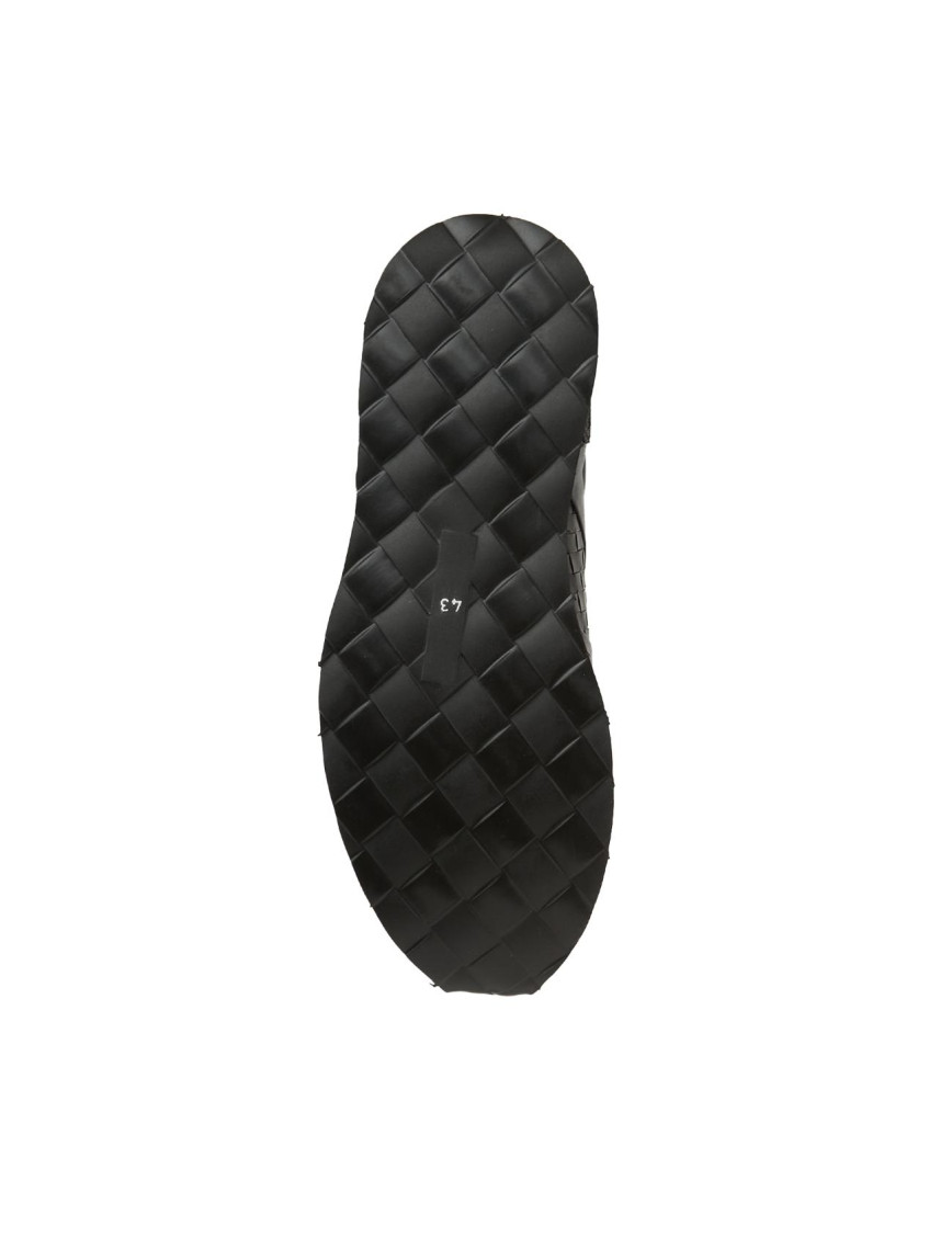 George Hogg Erkek Siyah Örgü Detaylı Deri Sneaker George Hogg Erkek Siyah Örgü Detaylı Deri Sneaker