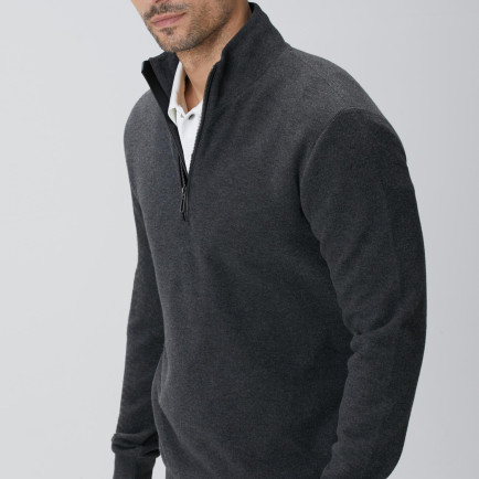 Network Erkek Antrasit Dik Yaka Fermuarlı Sweatshirt Network Erkek Antrasit Dik Yaka Fermuarlı Sweatshirt