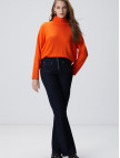 Network Kadın Turuncu Yün Karışımlı Triko Kazak Network Kadın Turuncu Yün Karışımlı Triko Kazak