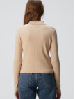 Network Kadın Bej Yün Karışımlı Fermuarlı Triko Kazak Network Kadın Bej Yün Karışımlı Fermuarlı Triko Kazak