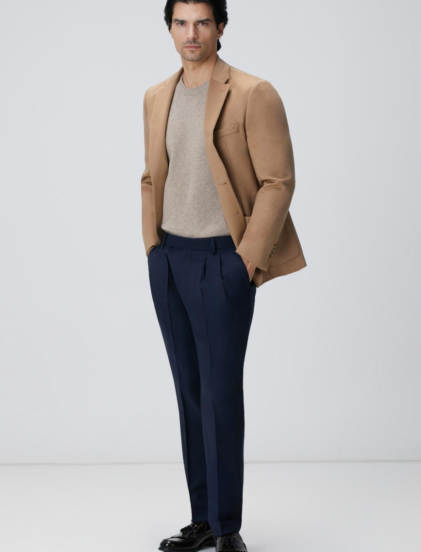 Network Erkek Limited Bej Melanj Kaşmir Triko Network Erkek Limited Bej Melanj Kaşmir Triko